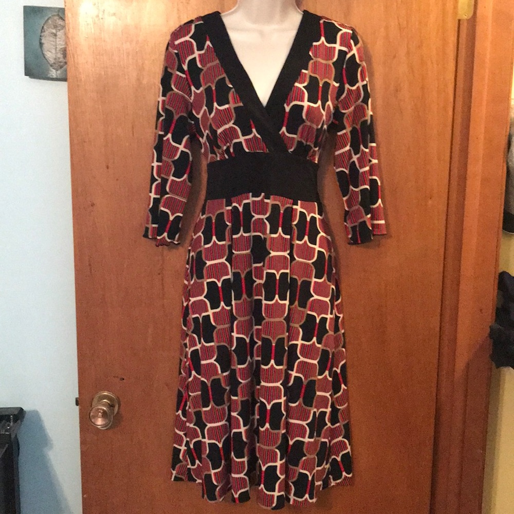 AB Studio V-neck Dress